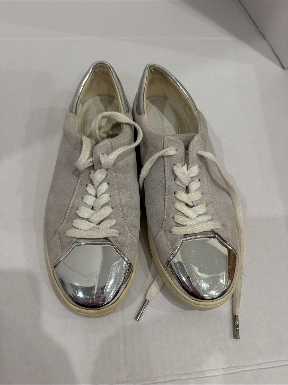 Michael Kors Women’s Sneakers with Silver Toe Cap size 7.5